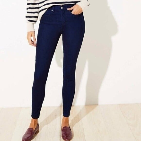 LOFT Denim - Loft NWT Cozy High Rise Denim Leggings in …